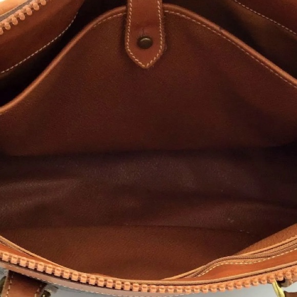 ❌SOLD❌ EUC [Dooney & Bourke] Classic Vintage Pebbled Black Leather Satchel - Picture 4 of 11